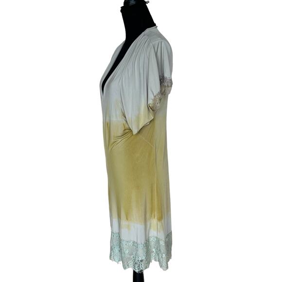 Phisique du Role Ombre Shift Dress LARGE Coquette Lace Italian Designer $398 NEW - Picture 2 of 10